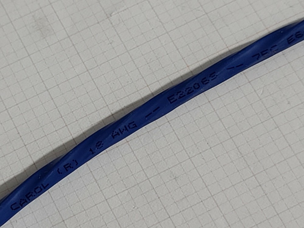 Carol E2206S 18/6C Shielded Control/Communications Cable Plenum Dark Blue /50ft