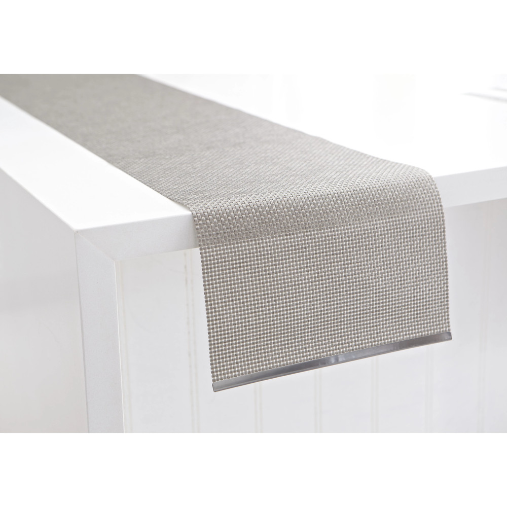 Harman Platinum Vinyl Table Runner 12x72, Champagne