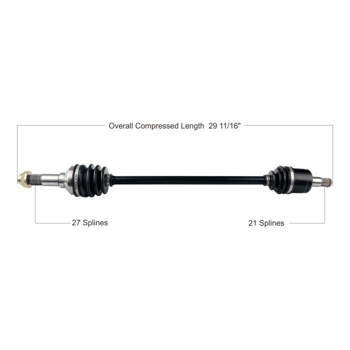 Tytaneum Front Left Right CV Axle 813-0224