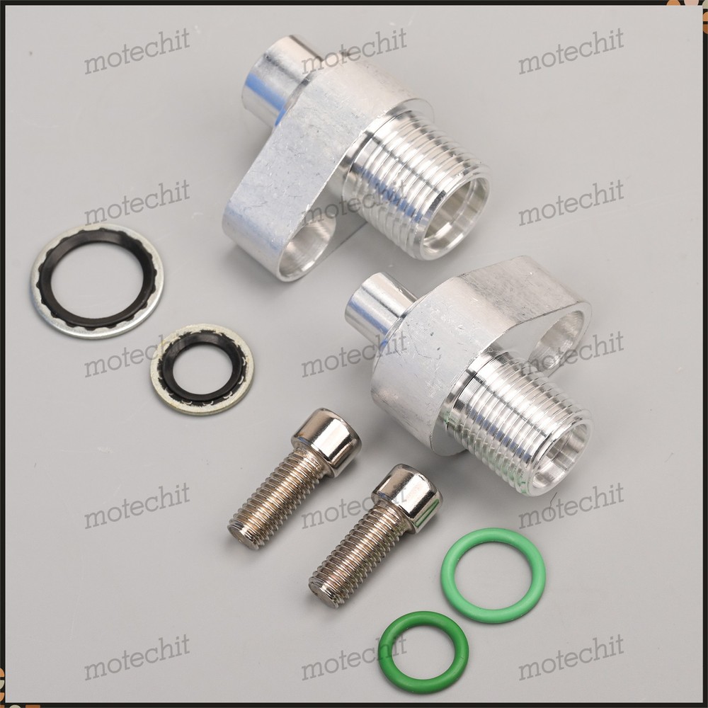 Adapter Fittings Kit for Denso 10S17F 10S20F A/C Compressor LS Engine Swap