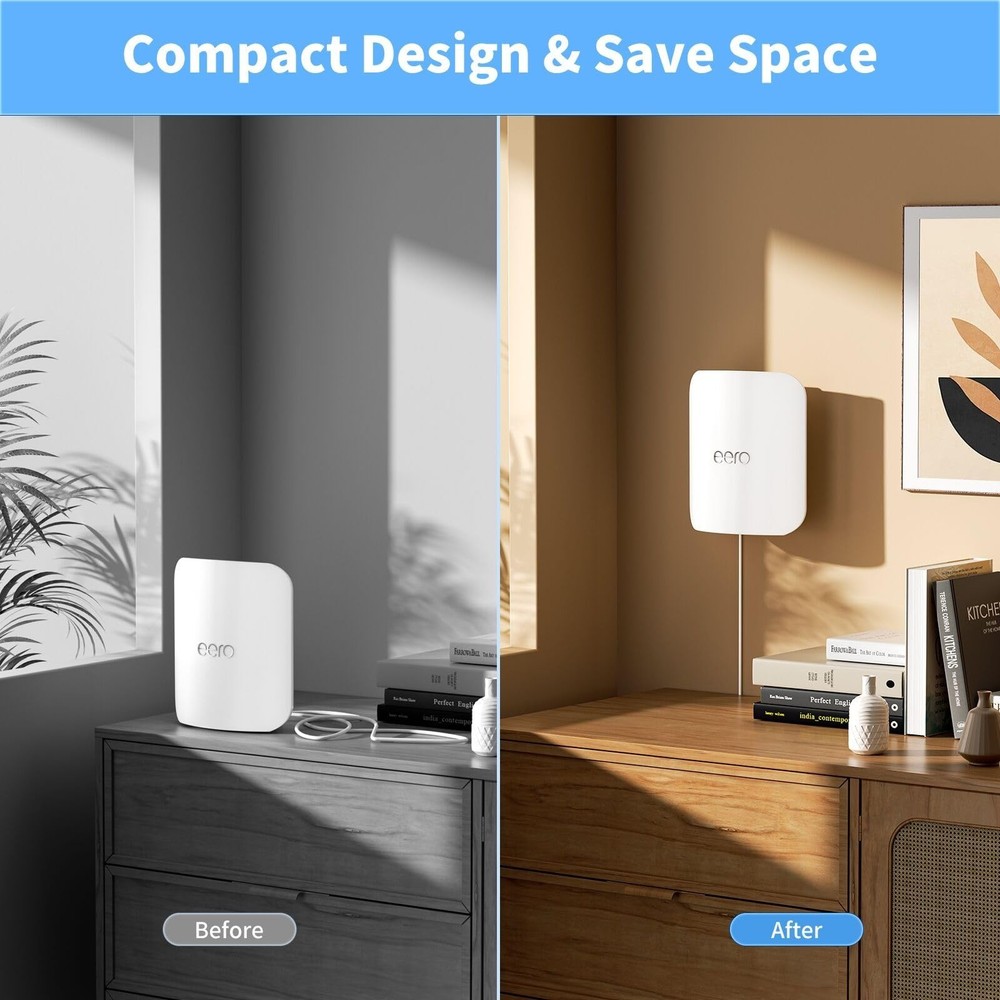 eero Pro 7 Wall Mount, Router Bracket Holder Only Compatible with eero Pro 7 ...