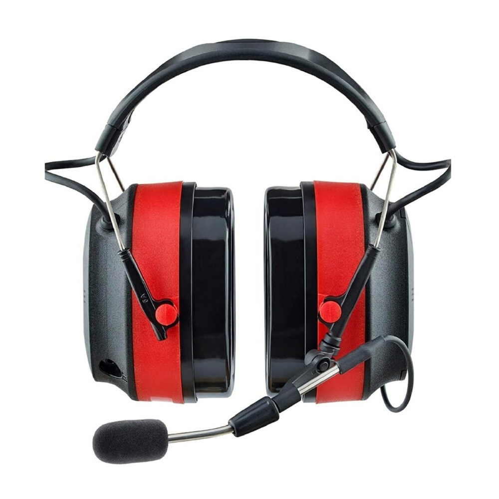3M Pro-Comms Electronic Hearing Protector, Wireless Pro-Comms, Black/Red