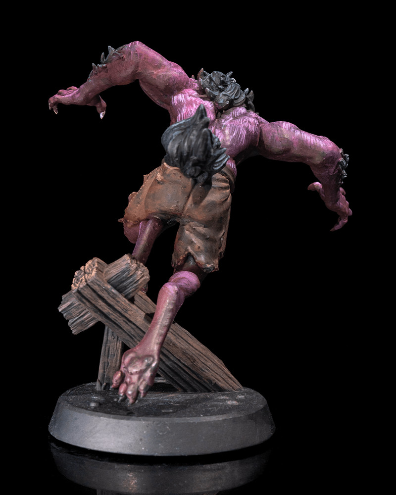 DnD Werewolf Arnou Strahd Miniature 32mm Scale
