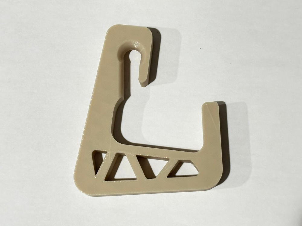 Heavy Duty Assist Hook 10mm Tether, 3/4” or 1” Strap (3D Printed) Color Options
