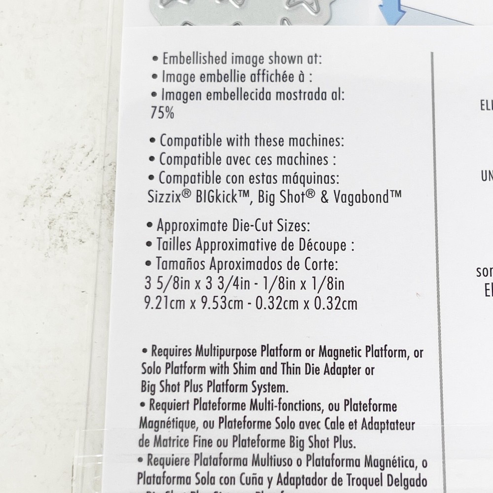 Sizzix Thinlits To The Moon Back Cutting Dies Metal Sheets Bundle NEW