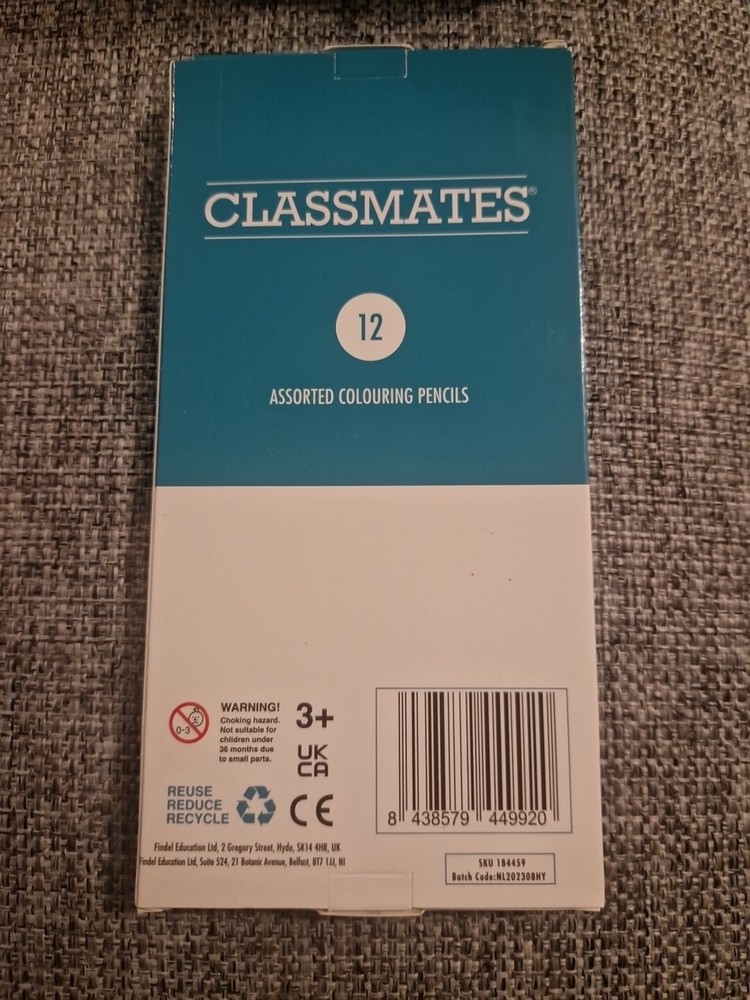 12 Colouring pencils By Classmates