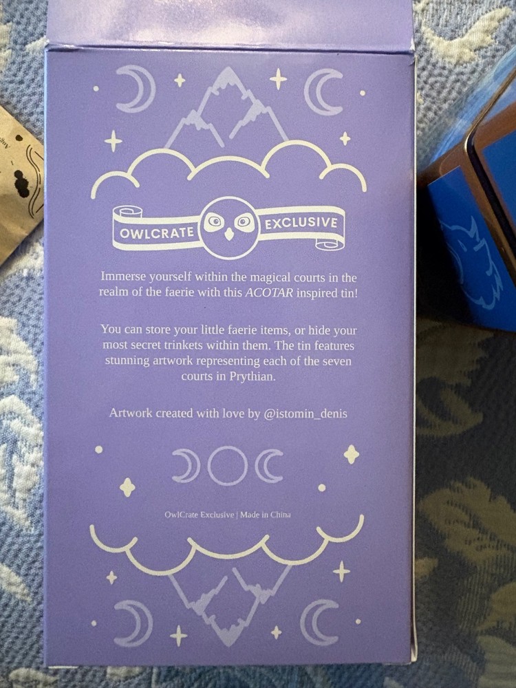 Owlcrate Exclusive ACOTAR inspired Tin