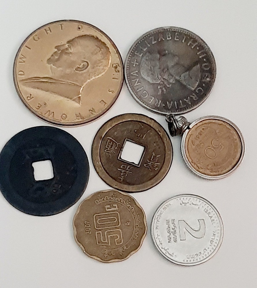 mixed foreign coin lot