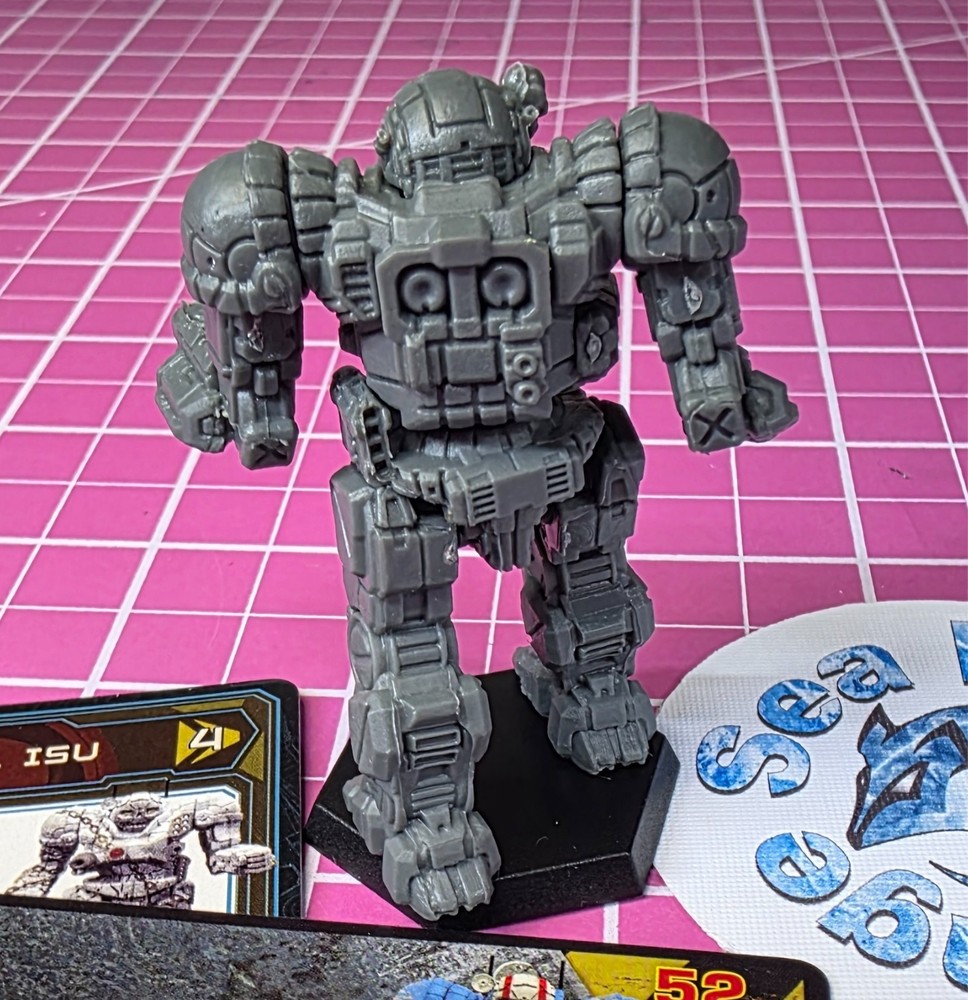 BattleTech Atlas Mech -- Inner Sphere Direct Fire Lance + Cards