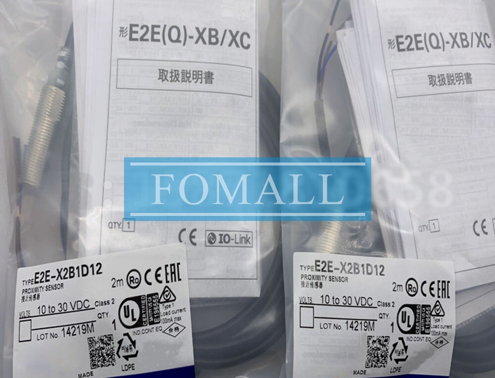 1Pcs New For OM Proximity switch sensor E2E-X2B1D12 2m