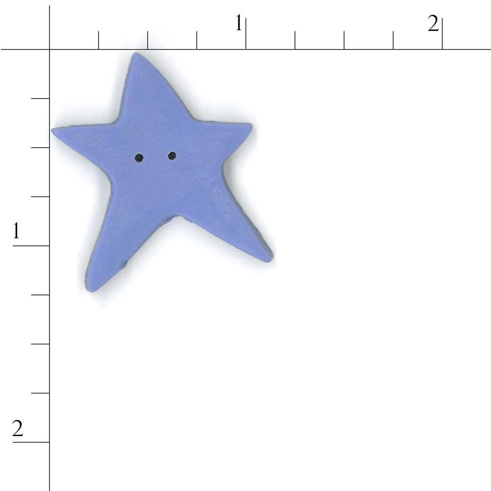 Periwinkle Star 3464 Buttons by Just Another Button Company