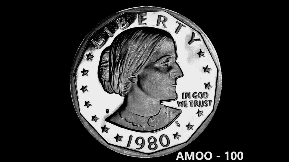 1980 S Proof Susan B Anthony SBA Dollar coin