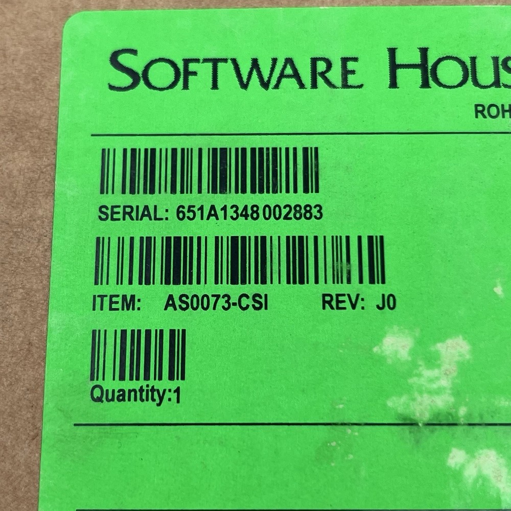 NEW!! Software House Input CSI Module ROHS APC 8RD 12 VDC - AS0073-CSI