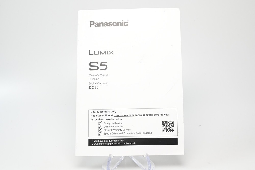 Panasonic Lumix S5 Manual #G089