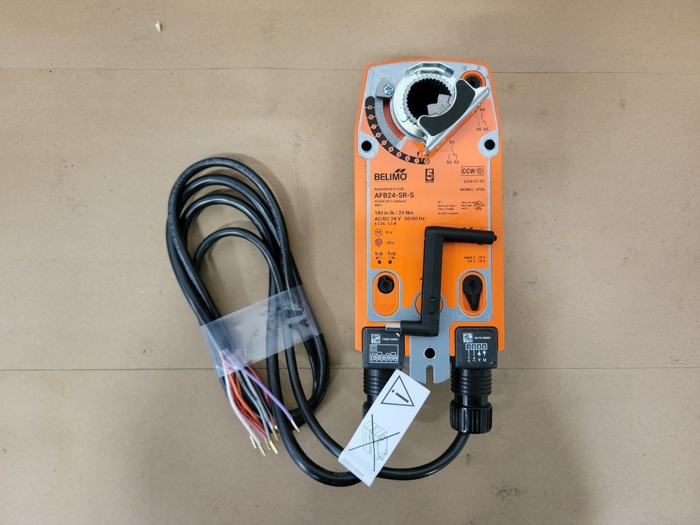 SURPLUS NEW 2022 BELIMO AFBUP-S Spring Return Actuator – Safety