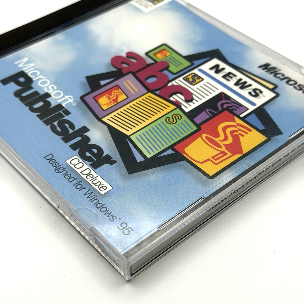Microsoft Publisher CD Deluxe For Windows 95