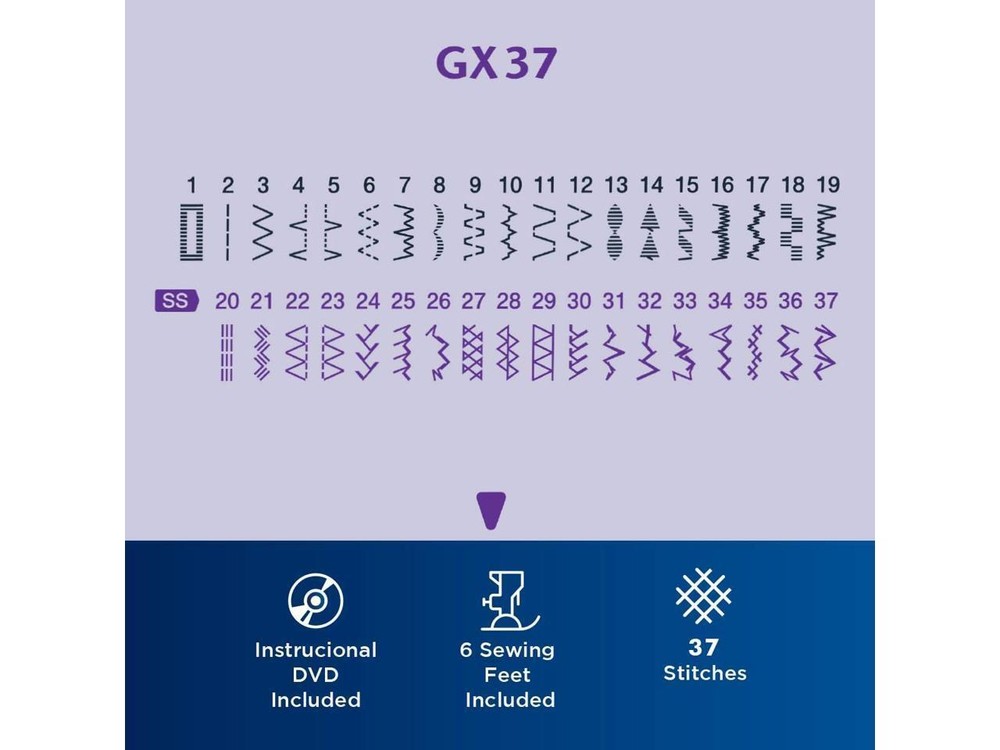 Brother GX37 37-Stitch Sewing Machine