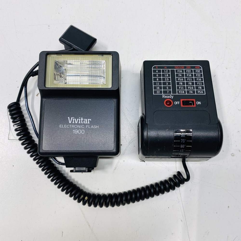 Lot of 9 Assorted Camera Flashes