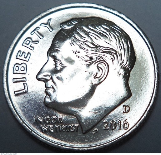 2016 D Roosevelt Dime - Brilliant Uncirculated