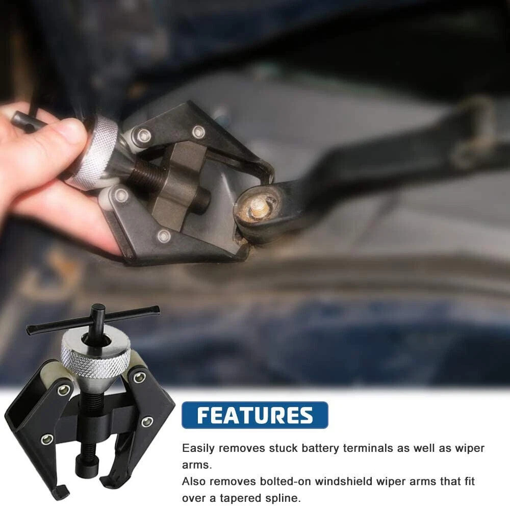Battery Terminal and Wiper Arm Puller Tools, Windshield Wiper Arm Removal Tool