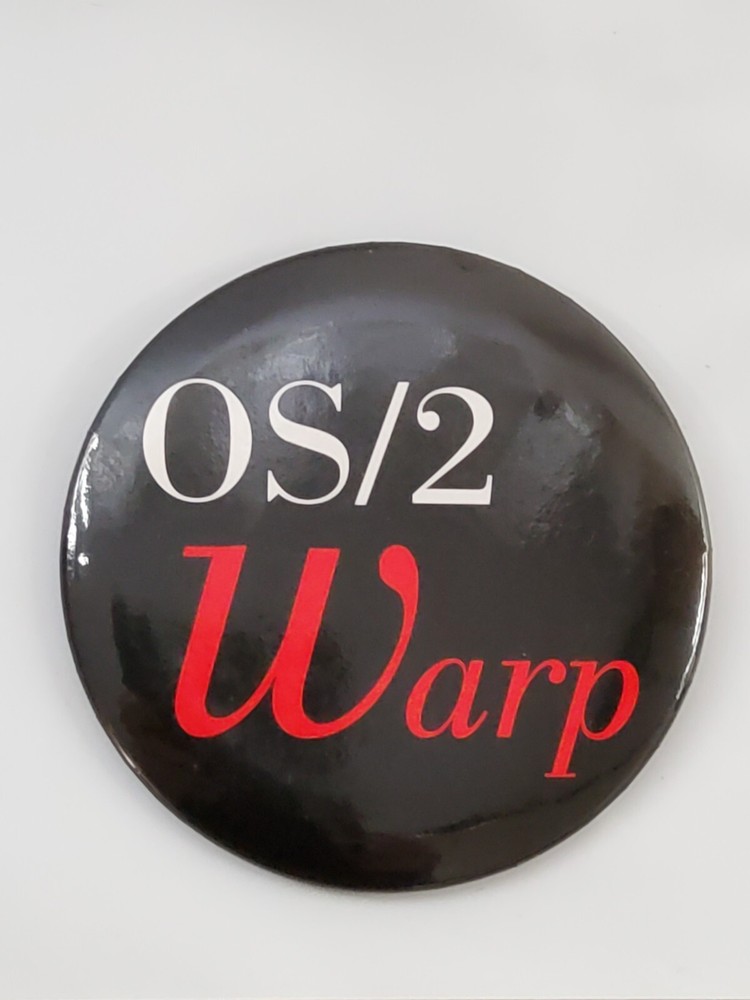 OS/2 Warp pinback button