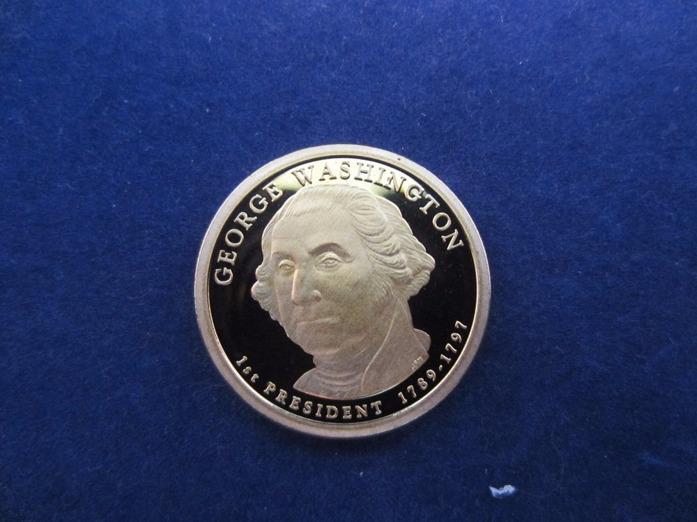 2007-S George Washington Dollar Deep Cameo Mirror Proof Upper Grade Range