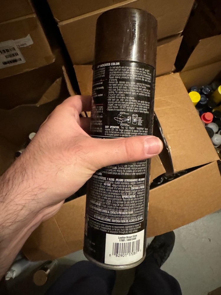 Ace Rust Stop Gloss Leather Brown Protective Enamel Spray Paint 15 oz ,