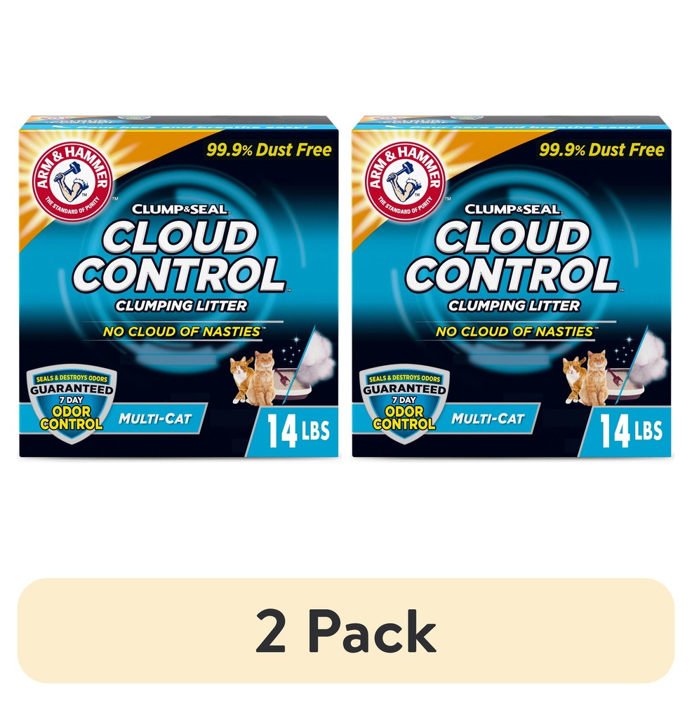 Cloud Control Multi-Cat Clumping Cat Litter with Hypoallergenic Light Scent,
