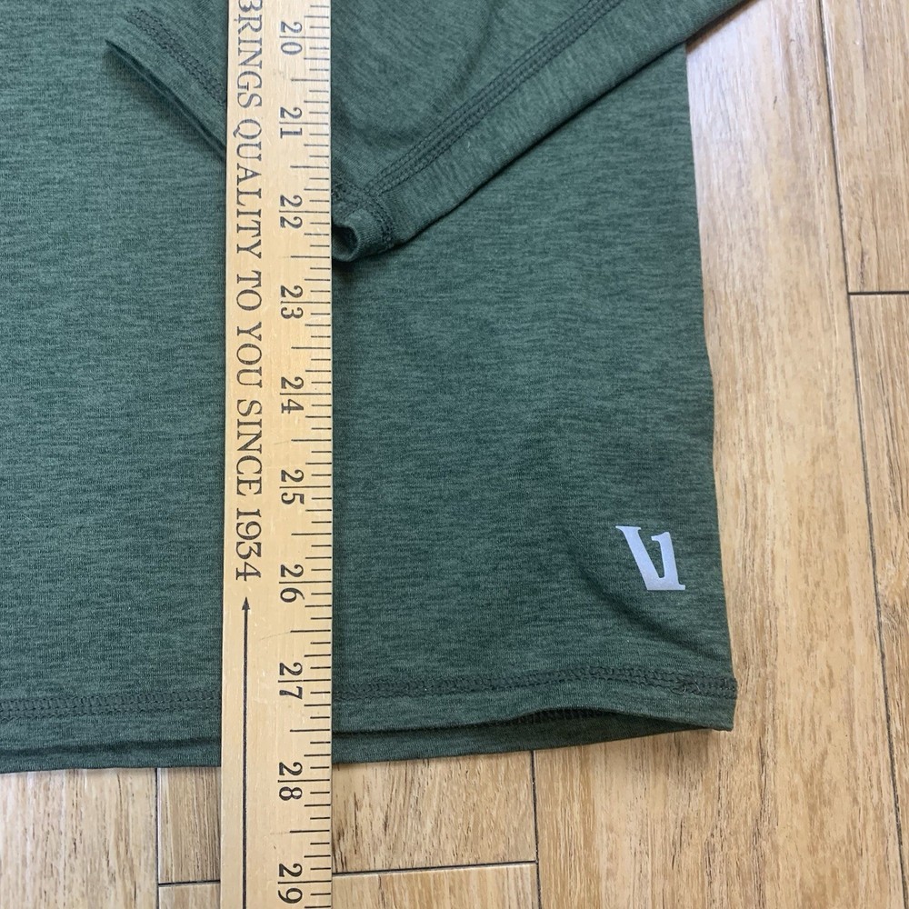 Vuori Pullover Mens L Green Ease Performance Half Zip 2.0 Stretch V221