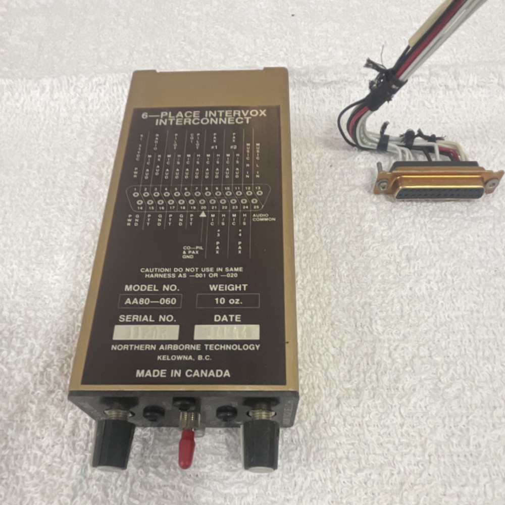 Northern Airborne Technology 6-Place Intercom W/connector