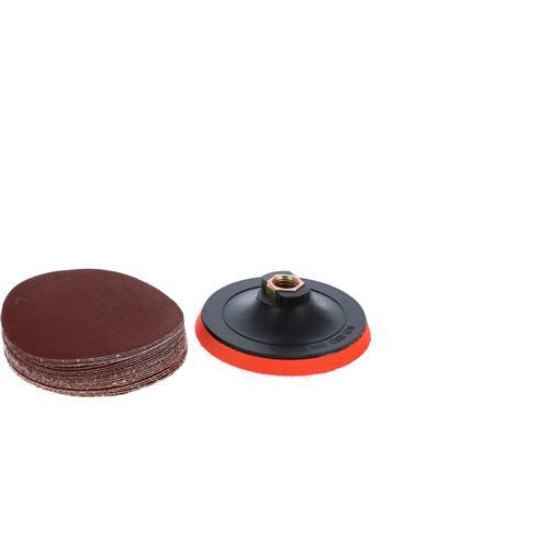 21pc IIT 4-1/2" Angle Grinder Sanding Discs Backing Pad Power Sander Kit 80360