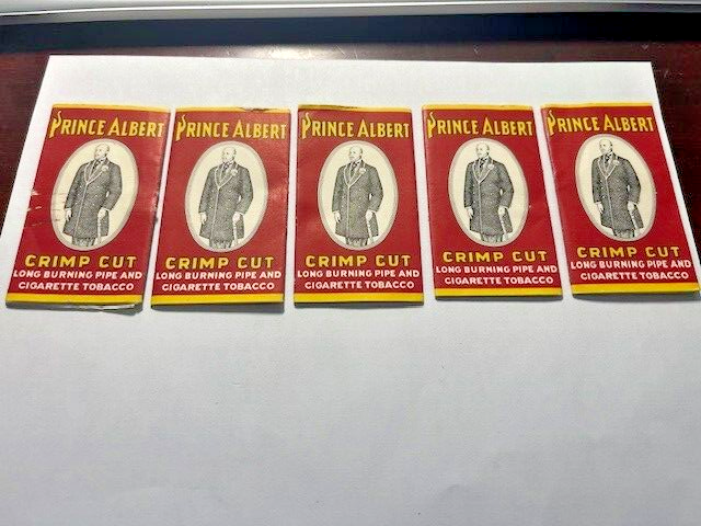 1027L - 5 Vintage NOS Prince Albert Cigarette Roller Papers!