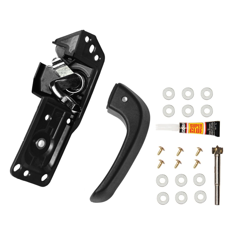 Interior Door Handle Kit Front Left Drivers Side for Chevy Silverado GMC Sierra