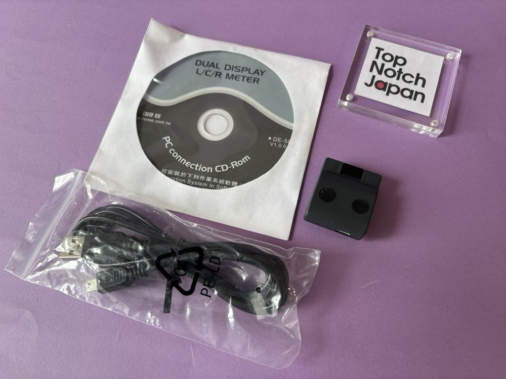 USB Conversion Case and CD-ROM for LCR Meter DE-5000 New