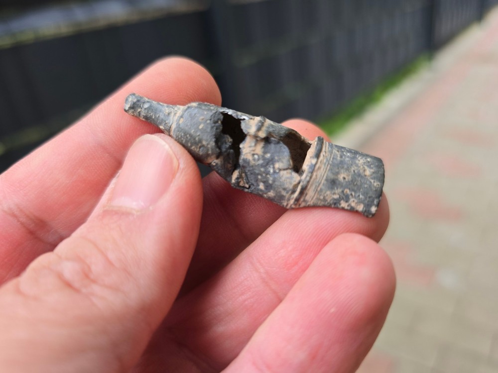 WW2 Accessories from the German bunker relic.