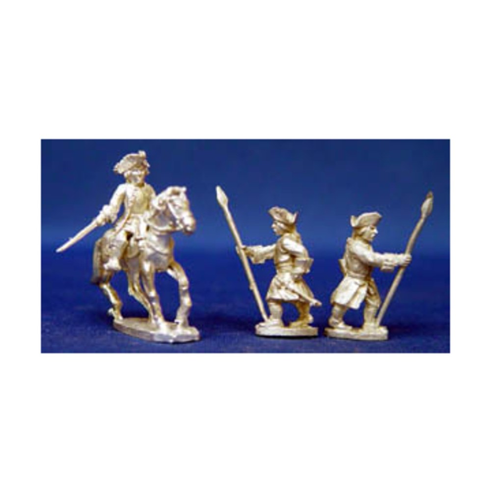 RAFM Historical Mini 25mm General Montcalm Command Group Pack New