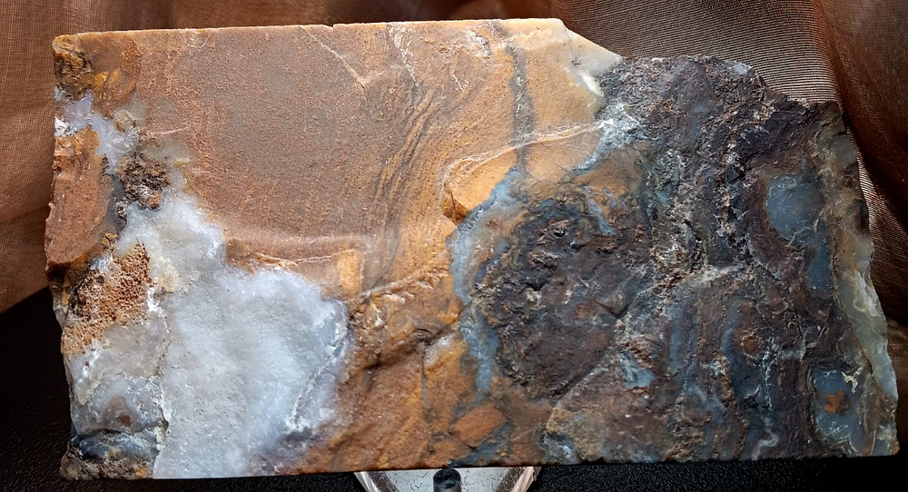 Jumpin Jeep Moss Agate (aka Mitchellite) - Endcut