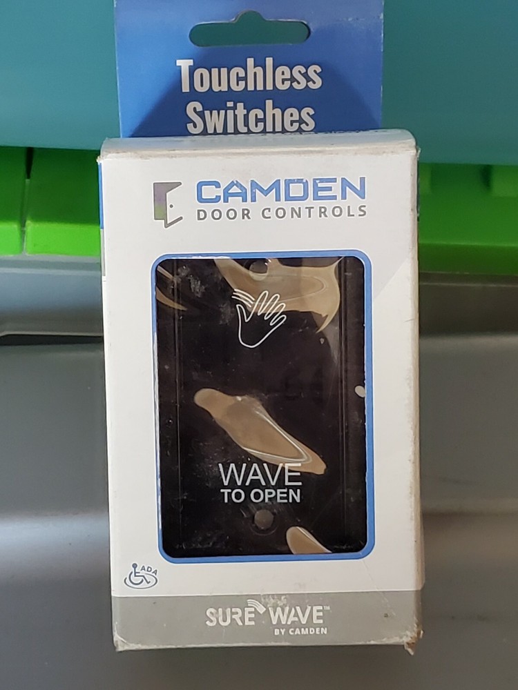 Camden Door Controls Sure Wave CM-333 Touchless Sensor Switch Battery Powered