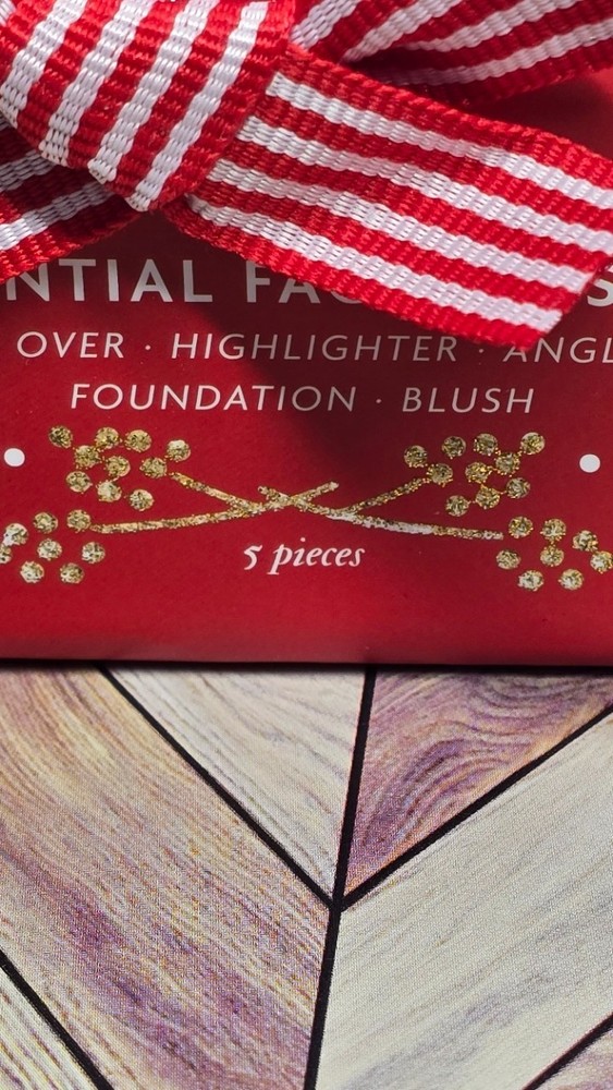 Essentials Face Brushes Set All Over, Angled, Highlighter, Foundation, Blush 5pk