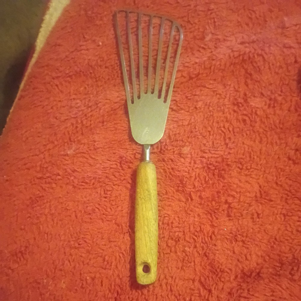 Vintage Batter Beater With Wood Handle