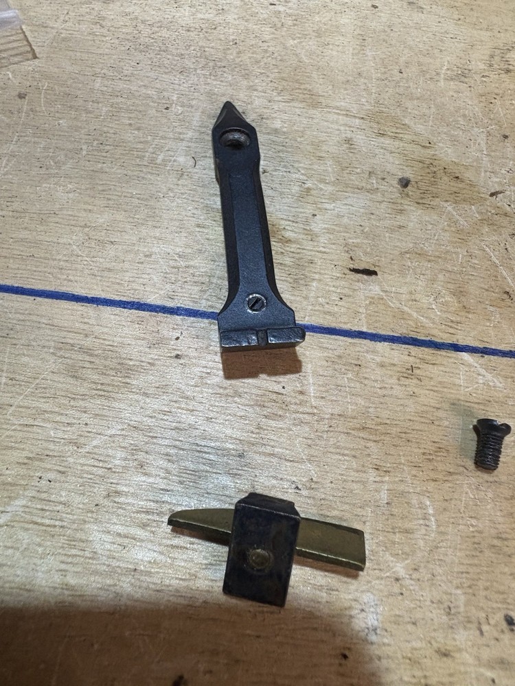 CVA Mountain Rifle Sidelock Muzzleloader Front and Rear Sights