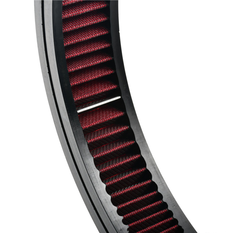 14x2" Washable & Reusable Round Air Cleaner Filter Element Replacement Red