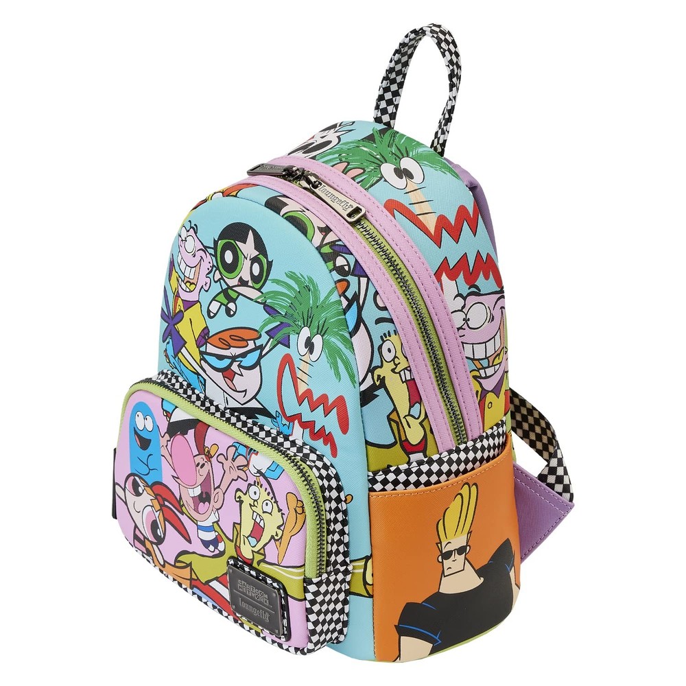 Loungefly Cartoon Network Retro Collage Mini Backpack One Size, Multi