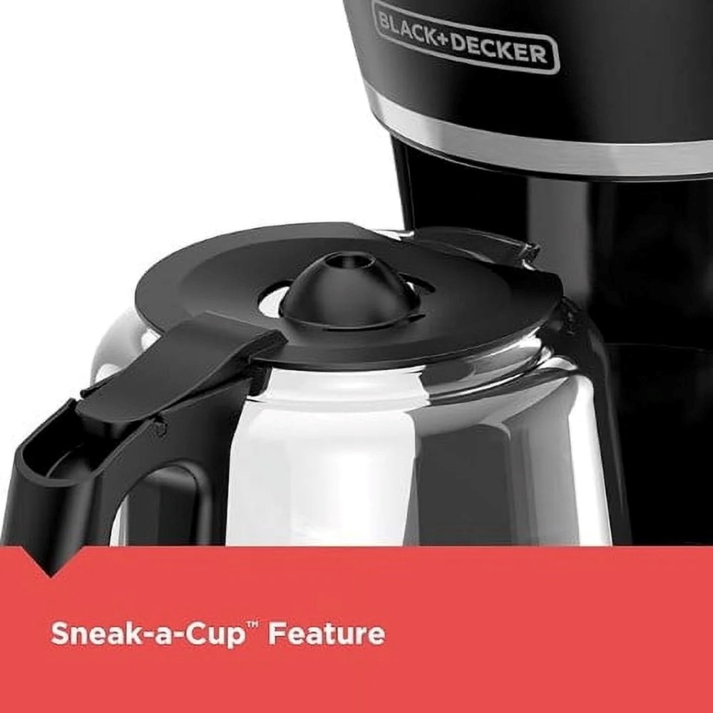 BLACK+DECKER 5-Cup Switch Coffee Maker Programmable with Timer