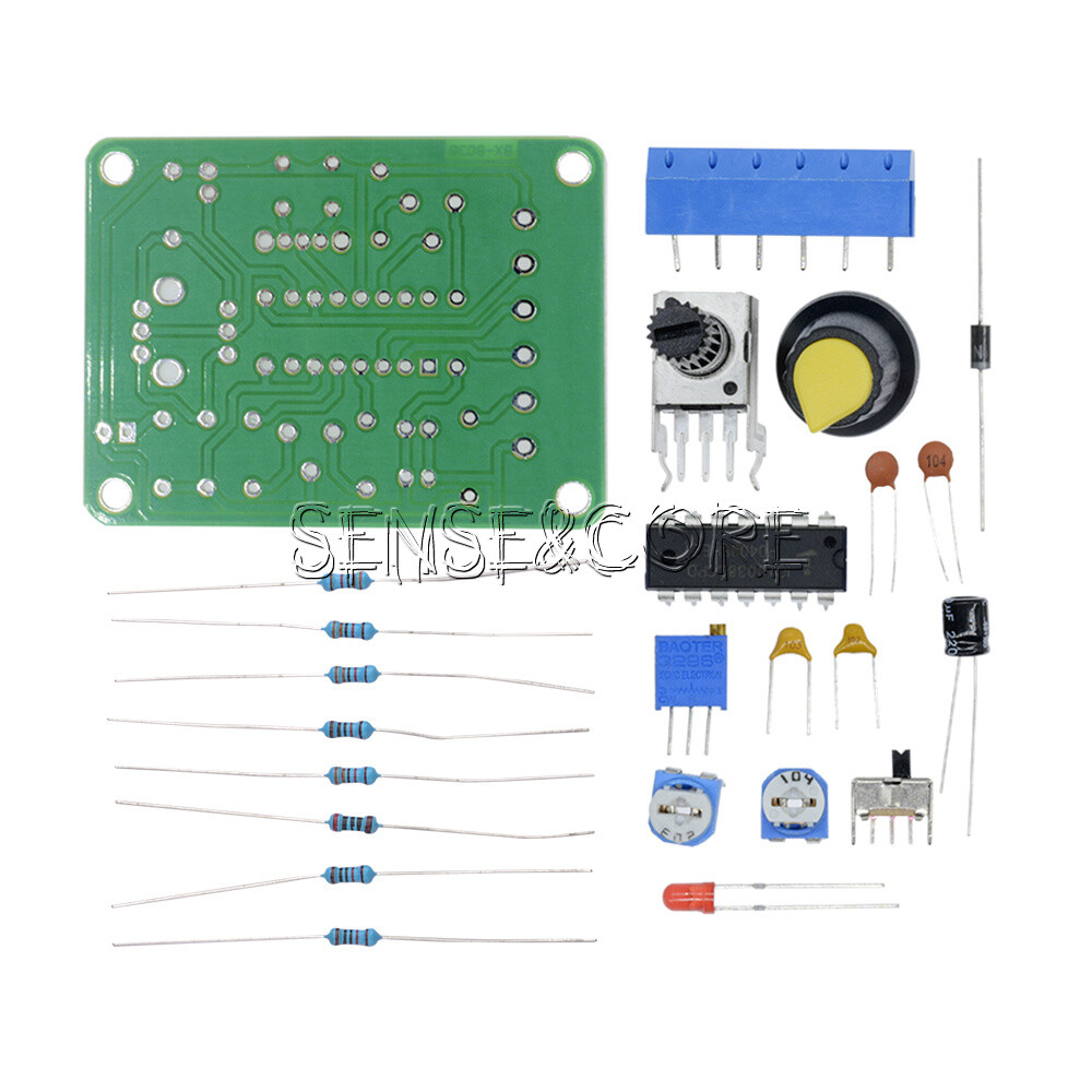 ICL8038 Function Signal Generator Modules Sine Square Triangle Wave Output KITS-