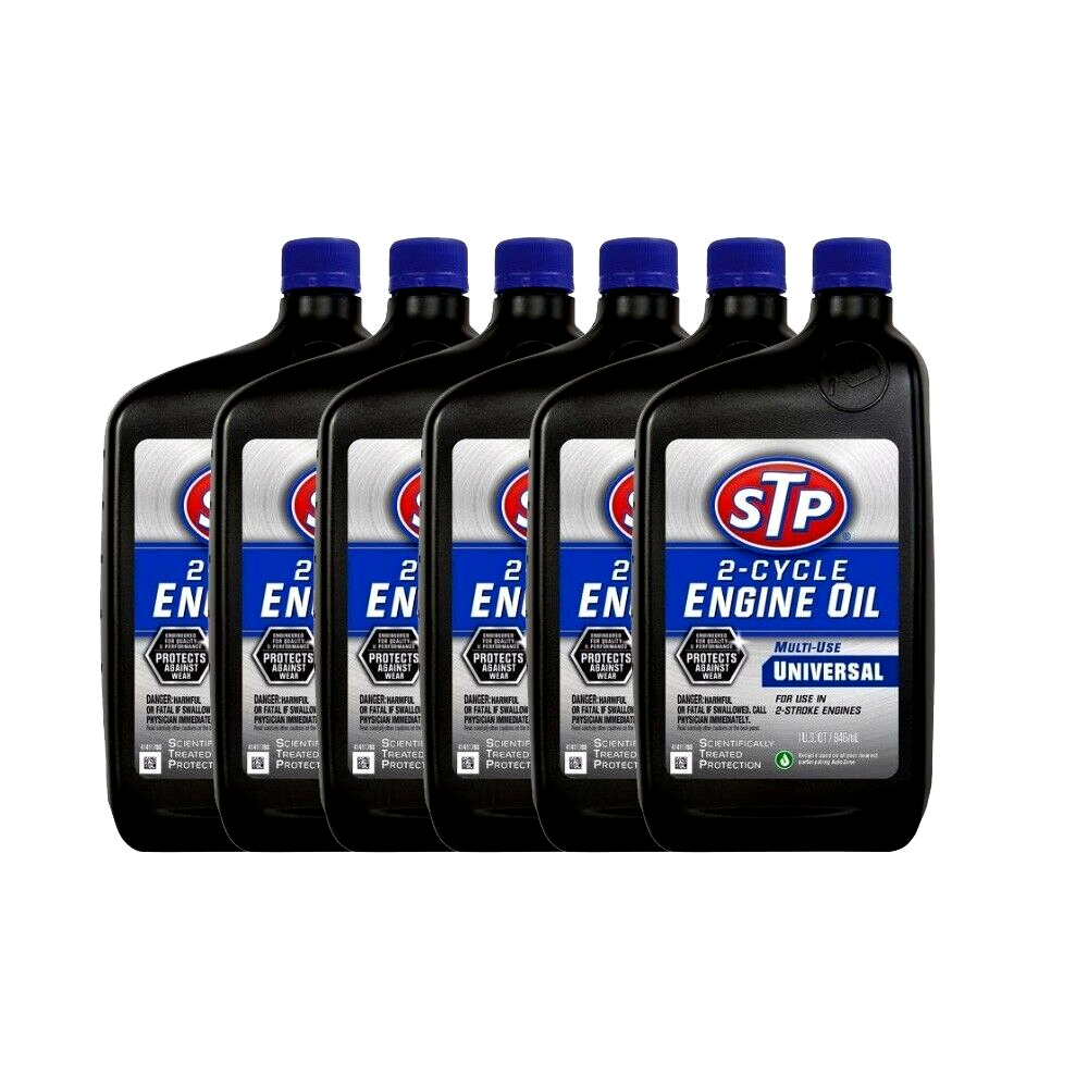 STP 2 Stroke Engine Oil Multi-Use Universal - 6 Quart