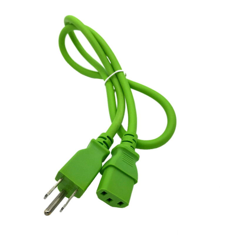 3' Green AC Cable for ECOXGEAR ECOBOULDER+ SPEAKERS Replacement Cable