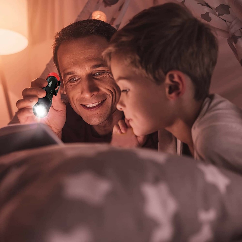 EverBrite Red Light Flashlight Multi-Function LED Pocket Pen Light AAA Batteries