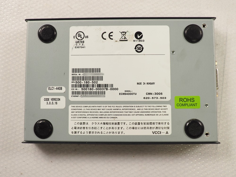 AVOCENT ECMS4000TU 500-180-502 KVM Extender Interface Module No AC Adapter