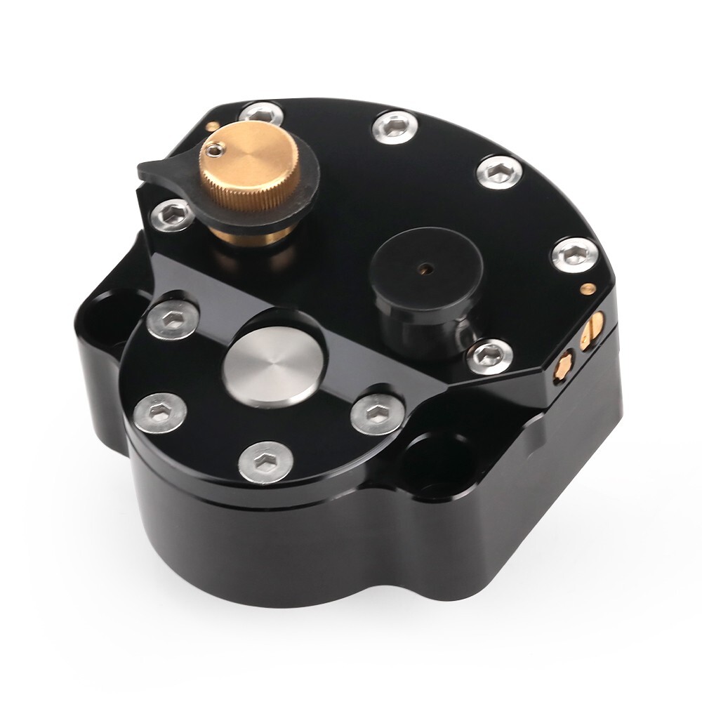 Steering Damper Stabilizer Universal Reversed Safety Control Adjustable Black